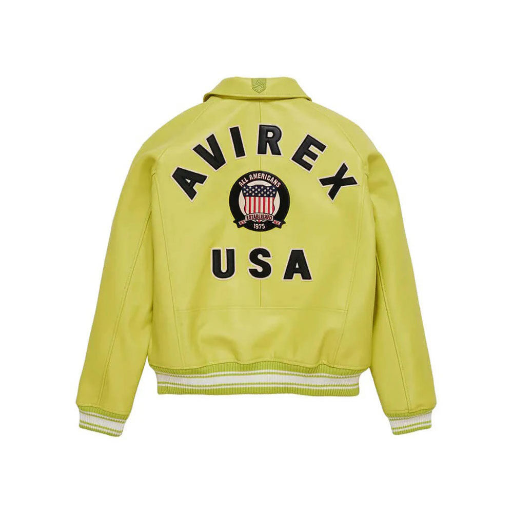 Men's Avirex Leather Jacket - Iconic Avirex