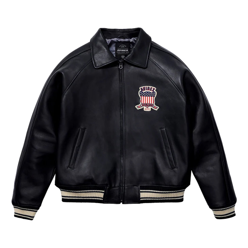Buy Avirex Leather Jackets for Men | Shearling Leather