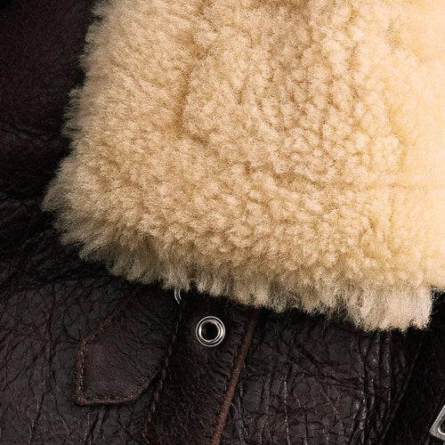 Brown aviator jacket womens