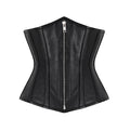 Gladys Underbust Corset - Shearling leather