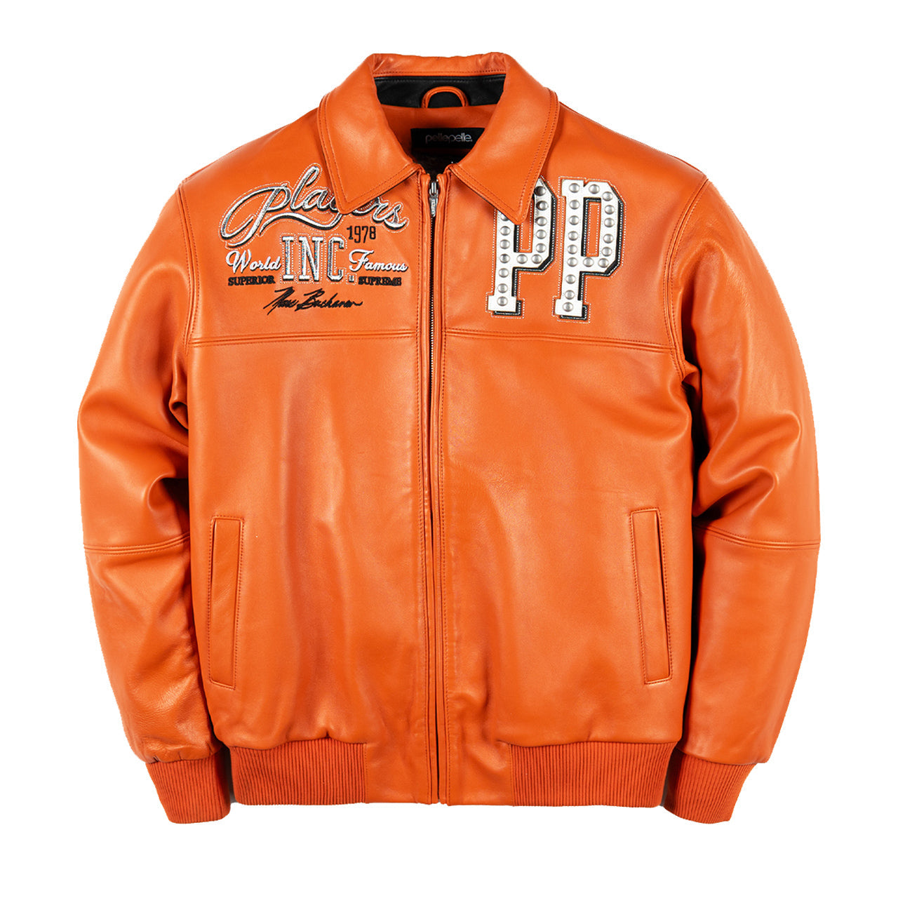 【Pelle Moda】 Hip Hop Leather jacket 世界通貨 Pelle Moda】 Hip Hop Leather jacket 世界通貨