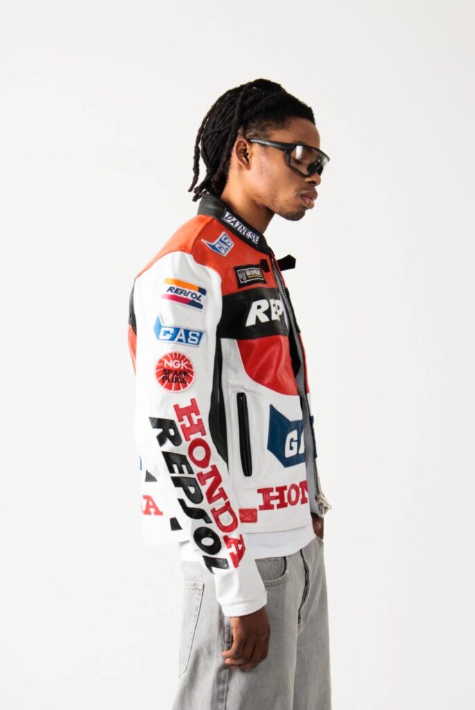 Classic Repsol Men’s Honda Motorbike Racing Jacket