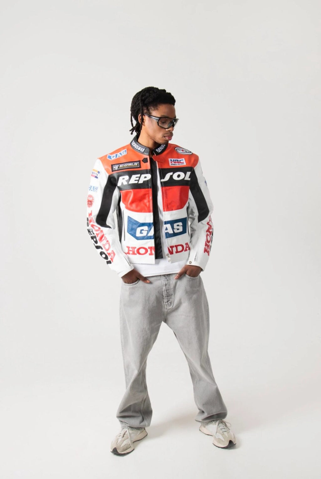 Classic Repsol Men’s Honda Motorbike Racing Jacket
