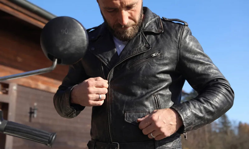 Shearling Leather Jacket