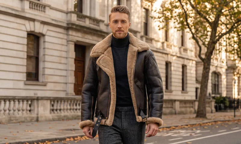 Shearling Leather Jacket