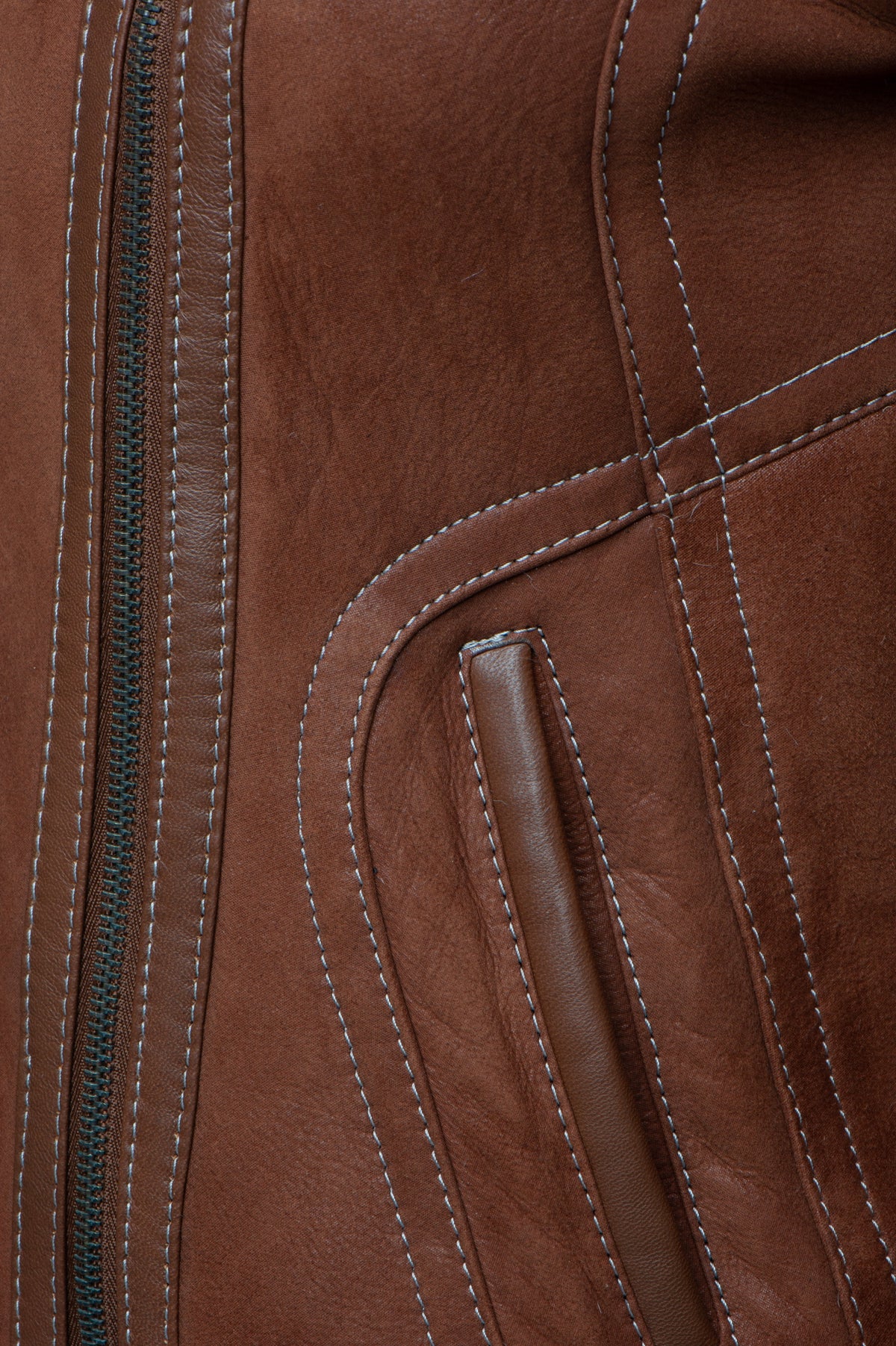 Reyna's Tan Sheepskin Shearling B-3 Bomber Style Jacket - Shearling leather
