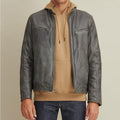 Greensih Motorbike Leather Moto Riding Motorcycle Biker Jacket