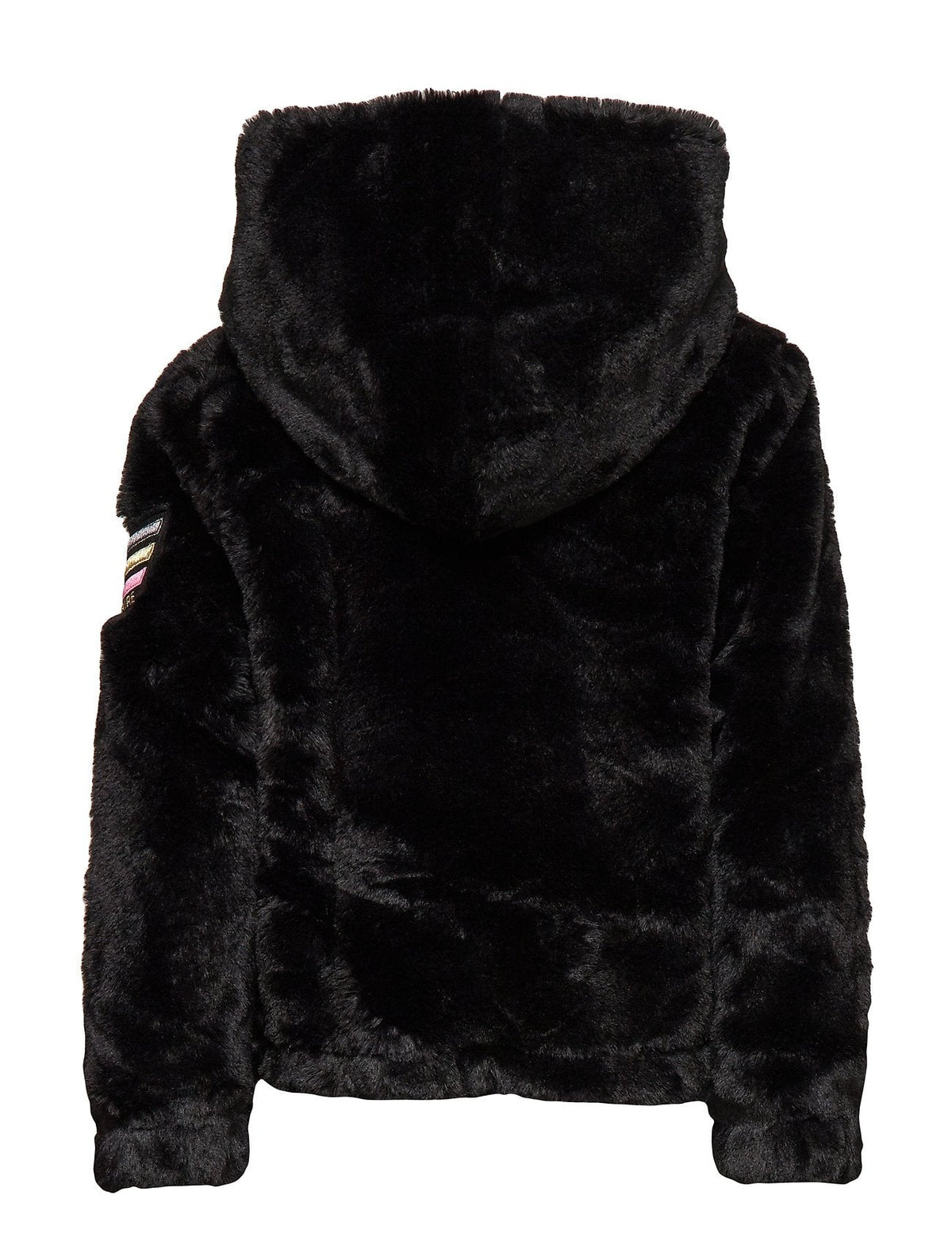 Malia Fur Black Leather Jacket - Shearling leather