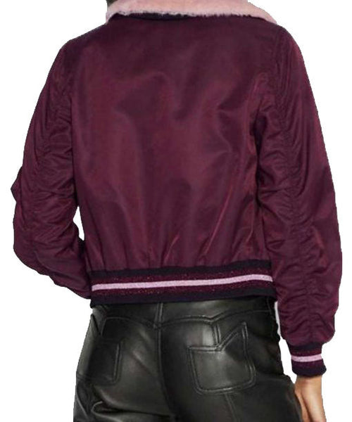 Betty Cooper Riverdale S04 Bomber Jacket - Shearling leather