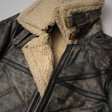 Load image into Gallery viewer, Sherpa Jacket for men in sheepskin leather
