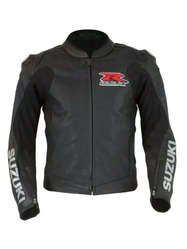 Black Suzuki Racing Motorbike Jacket