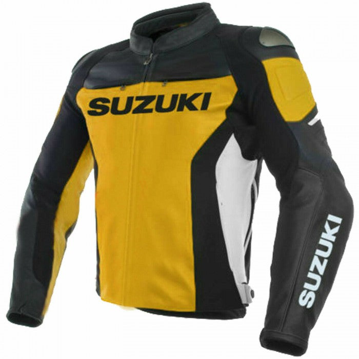 Suzuki GSXR Racing Motorcycle Leather Jacket