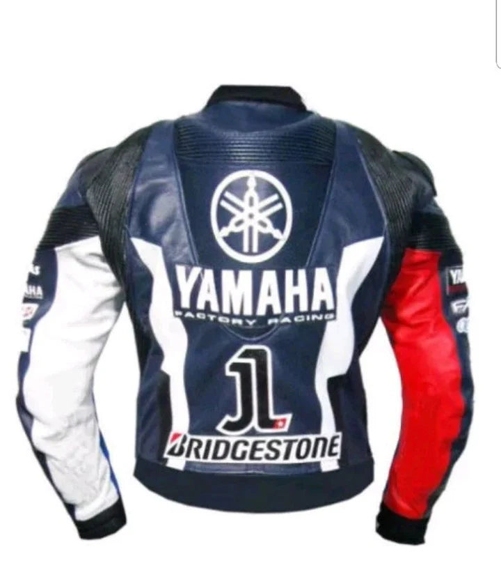 Mens Yamaha Leather Jacket