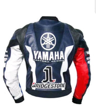 Load image into Gallery viewer, Mens Yamaha Leather Jacket

