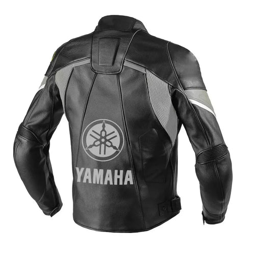 Black Yamaha Leather Racing Jacket
