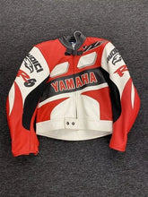 Load image into Gallery viewer, Yamaha New Style Motorcycle Riding Cowhide Leather Biker Jacket
