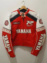 Load image into Gallery viewer, Yamaha Racing Jacket in Red &amp; White
