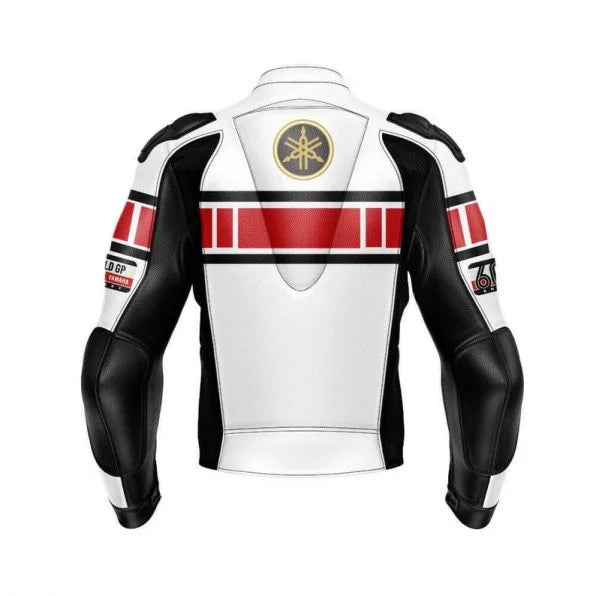 Yamaha Racing Jacket Motorcycle Genuine Cowhide Leather Jacket