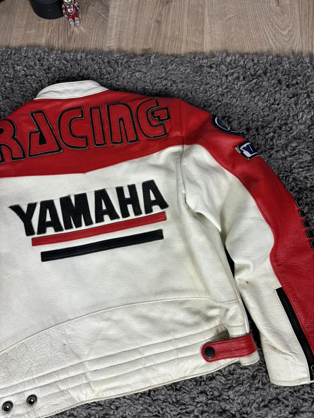 Yamaha Racing Motorcycle Leather Jacket