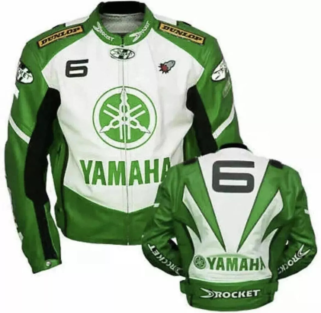 Yamaha Motorcycle Leather Biker Jacket