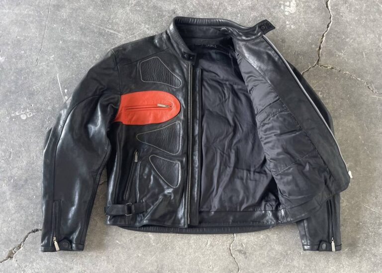 Yamaha Racing Jacket Black Streetwear Cowhide Leather Biker Jacket