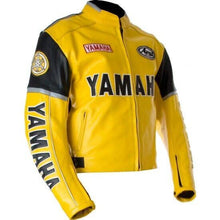 Load image into Gallery viewer, Yamaha Motorcycle Riding Leather Jacket

