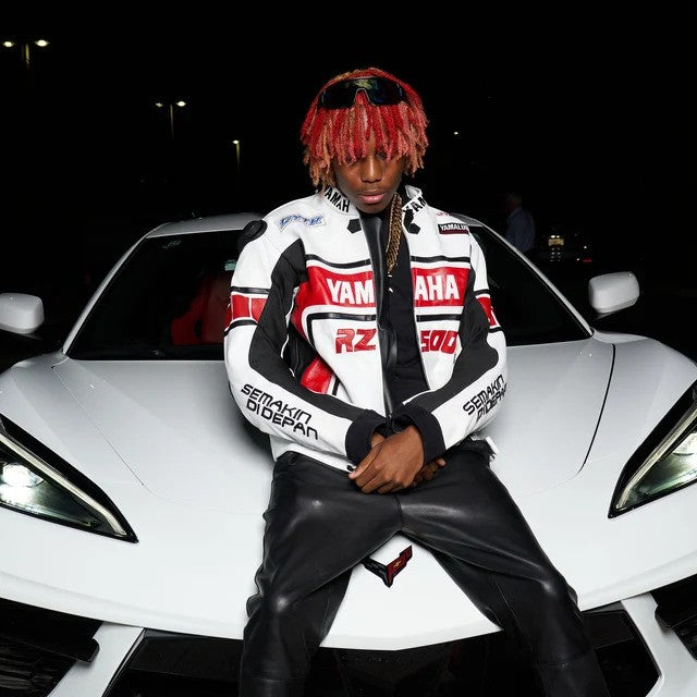 Yamaha Racing Leather Jacket Made With Genuine Cowhide Leather