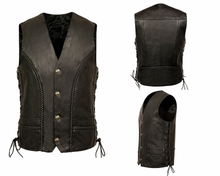 Load image into Gallery viewer, BUFFALO SNAP BRAIDED SIDE LACE VEST
