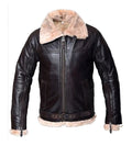 B3 Shearling Aviator Bomber Jacket - Shearling leather