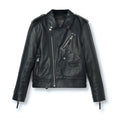 Black Biker Leather Motorbike Jacket for Men - Motorcycle Riding Leather Jacket