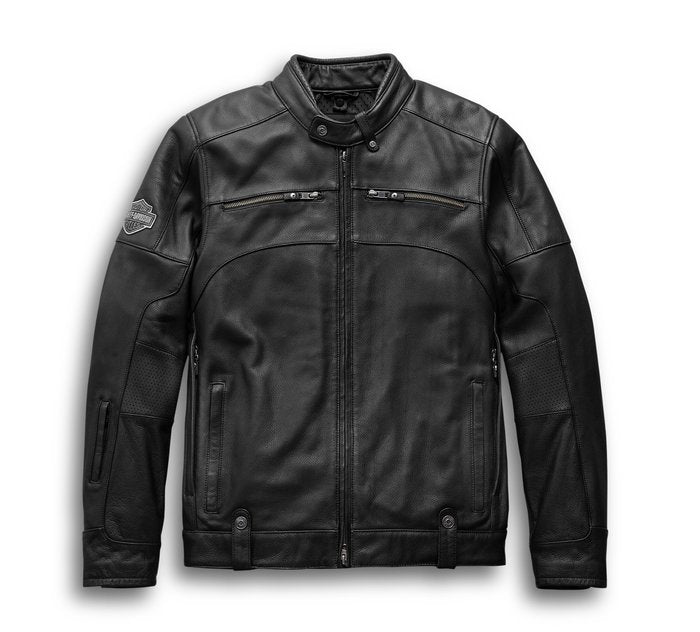 Men's Harley Davison Motorbike Jacket Genuine Leather Biker Jacket