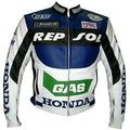 Repsol Leather Biker Motorcycle Leather Jacket