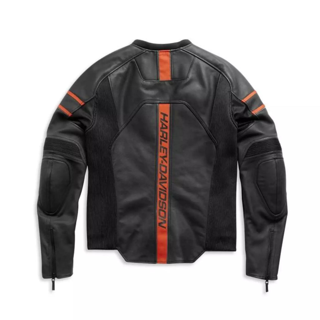 New Harley Davidson Rare Racing Leather Motorcycle Jacket