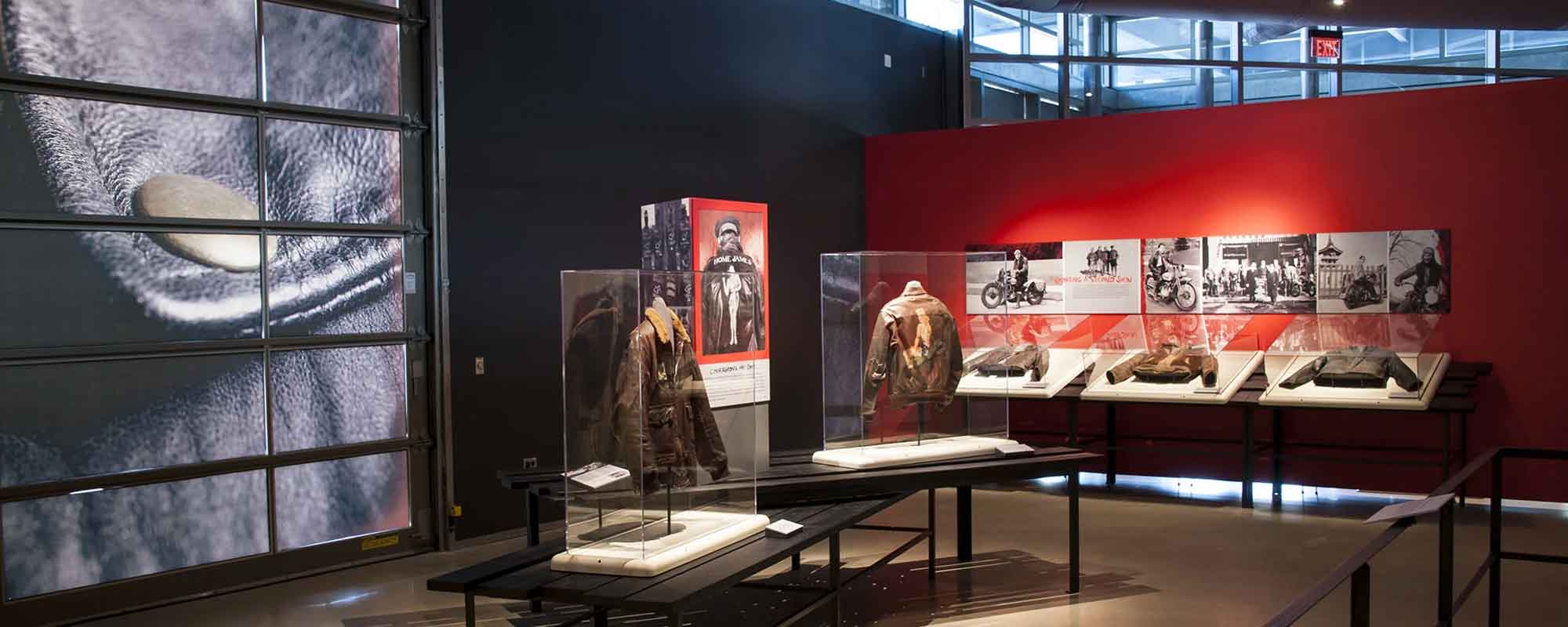 Leather jacket exhibition