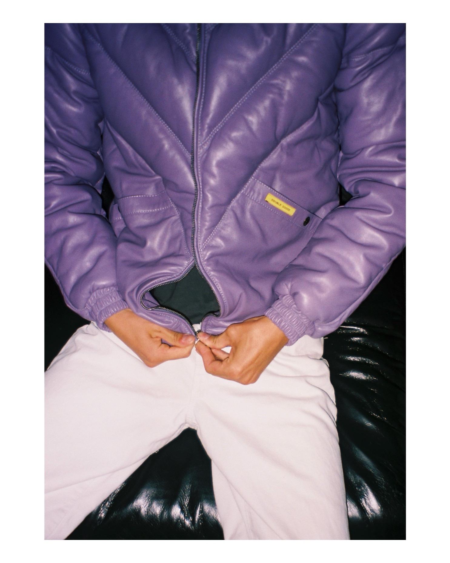 zip closure view of double goose country jacket
