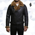 Men's Shearling Sheepskin Jacket - Shearling leather