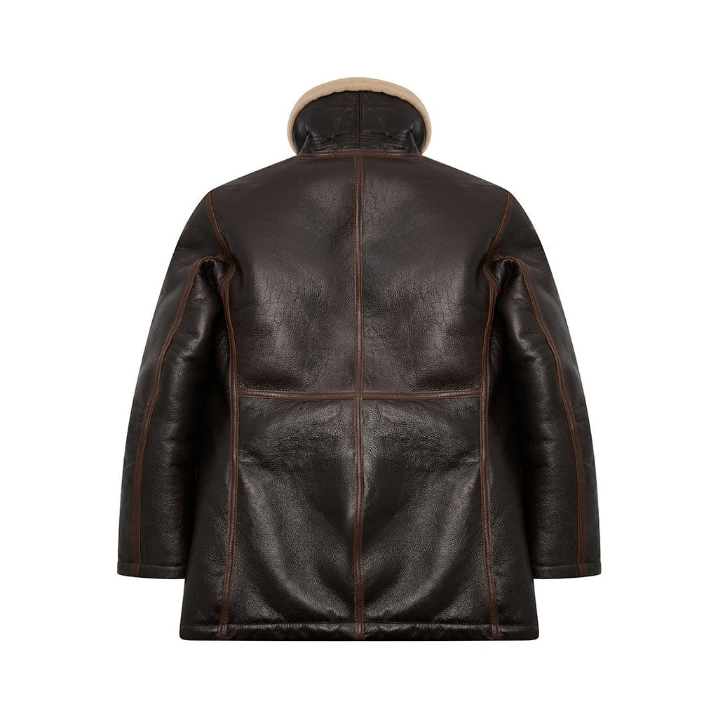 shearling men back side view