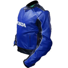 Load image into Gallery viewer, Blue Honda jacket on a white background
