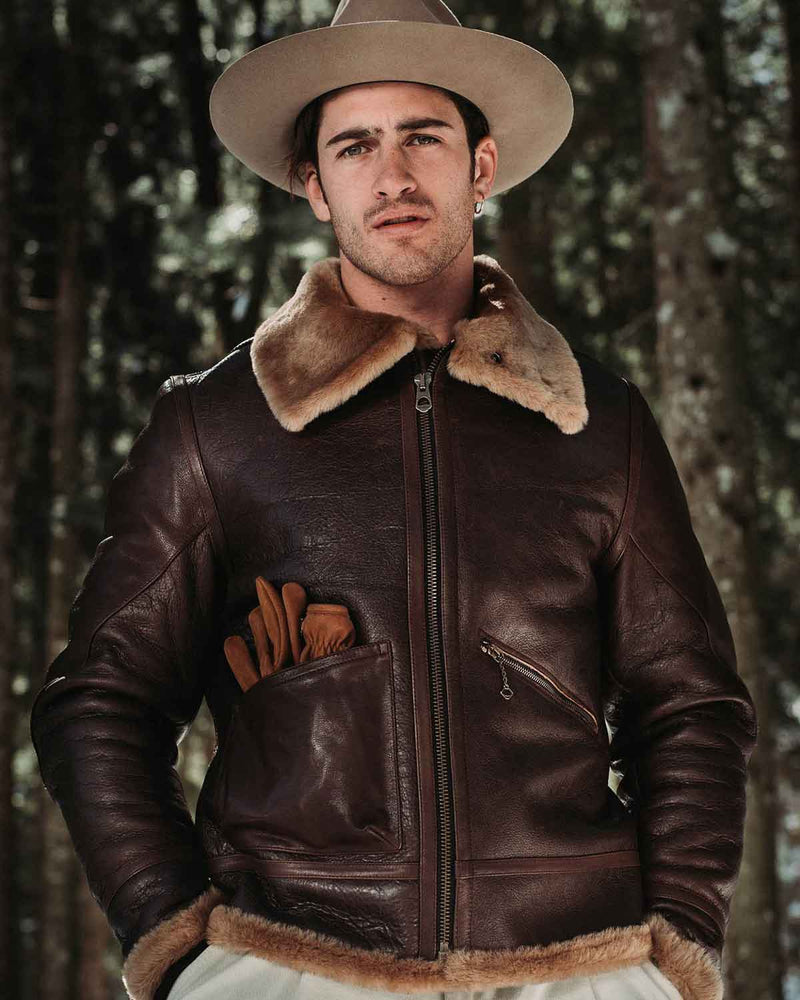 Shearling Leather Jacket