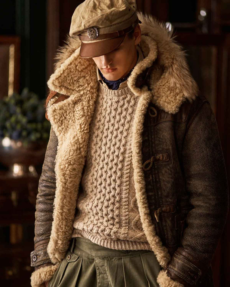 Shearling Leather Jacket