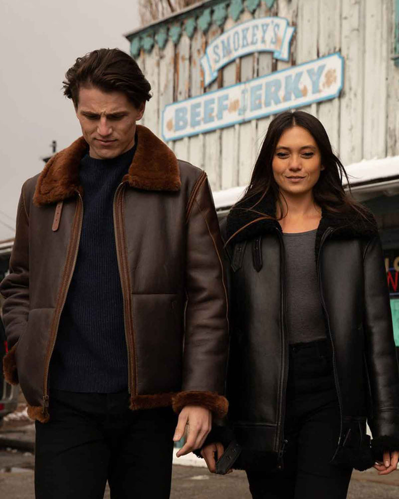 Shearling Leather Jacket