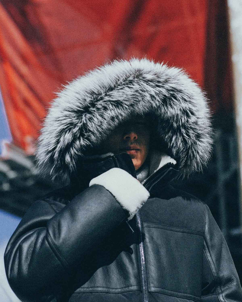 Shearling Leather Jacket