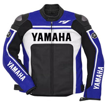Load image into Gallery viewer, Men&#39;s Yamaha Racing Leather Jacket
