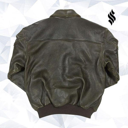 100 Mission A-2 Pilot’s Jacket | Buy A2 Pilot Aviator Leather Jacket
