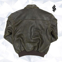 Load image into Gallery viewer, 100 Mission A-2 Pilot’s Jacket | Buy A2 Pilot Aviator Leather Jacket
