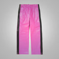 Mens New Pink Real Sheep Skin Leather Pant
