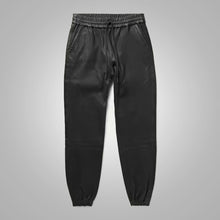 Load image into Gallery viewer, Mens New Style Black Sheep Skin Leather Pant

