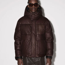Load image into Gallery viewer, Men Brown Parka &amp; Puffer Jacket
