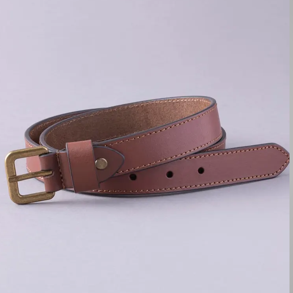 New Women Genuine Keswick Leather Belt in Tan