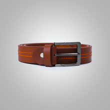 Load image into Gallery viewer, The Men Best Leather Belt with Contrast Stitching

